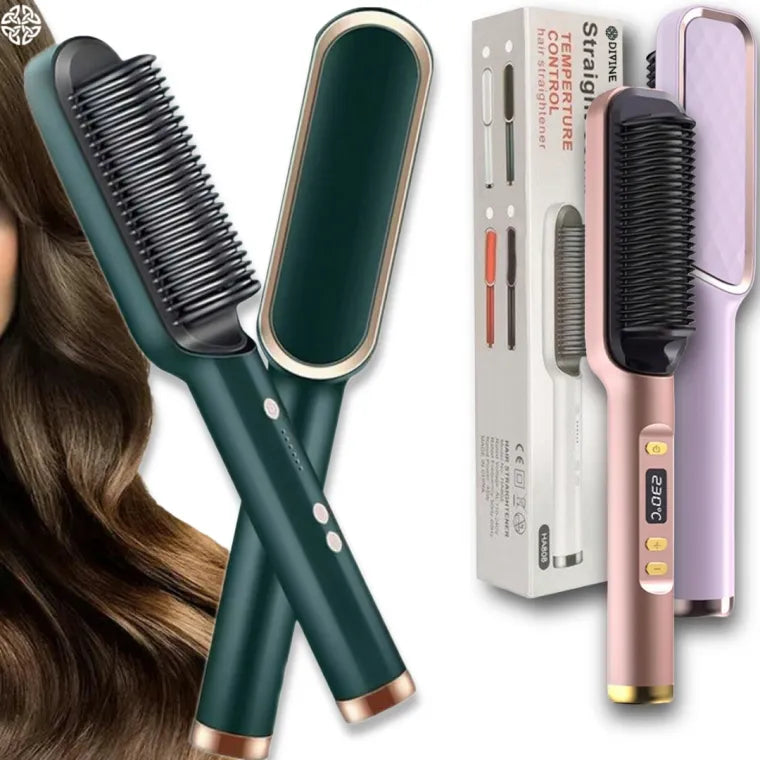 2-in-1 Electric Hair Straightener & Curler