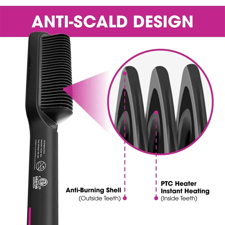2-in-1 Electric Hair Straightener & Curler