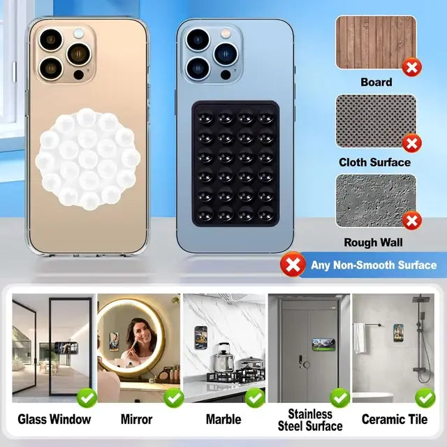 Adhesive Silicone Suction Phone Holder