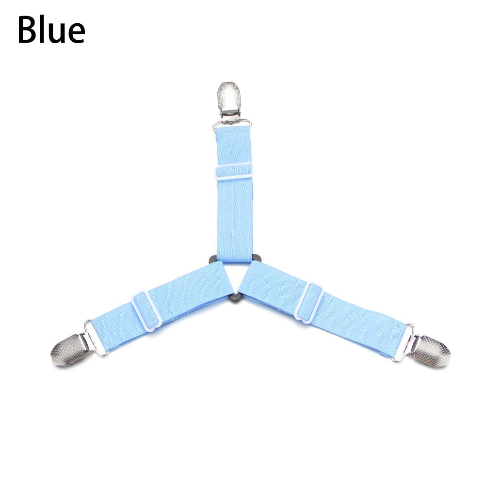 Bedding Holder Suspenders Grippers Non-slip Straps Fastener Mattress Clip Bed Sheets Buckle Elastic Belt