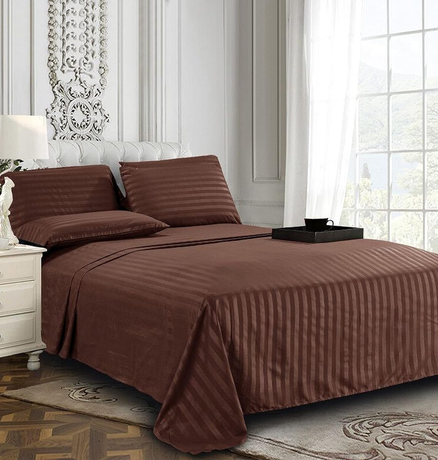 Bed Sheets Double Egyptian Cotton Single & King Size