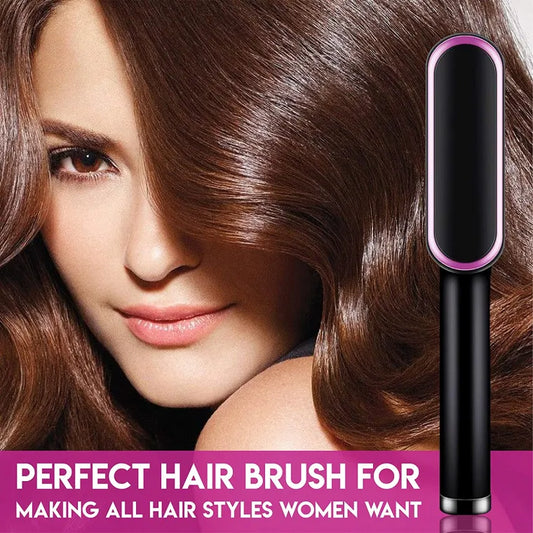 2-in-1 Electric Hair Straightener & Curler