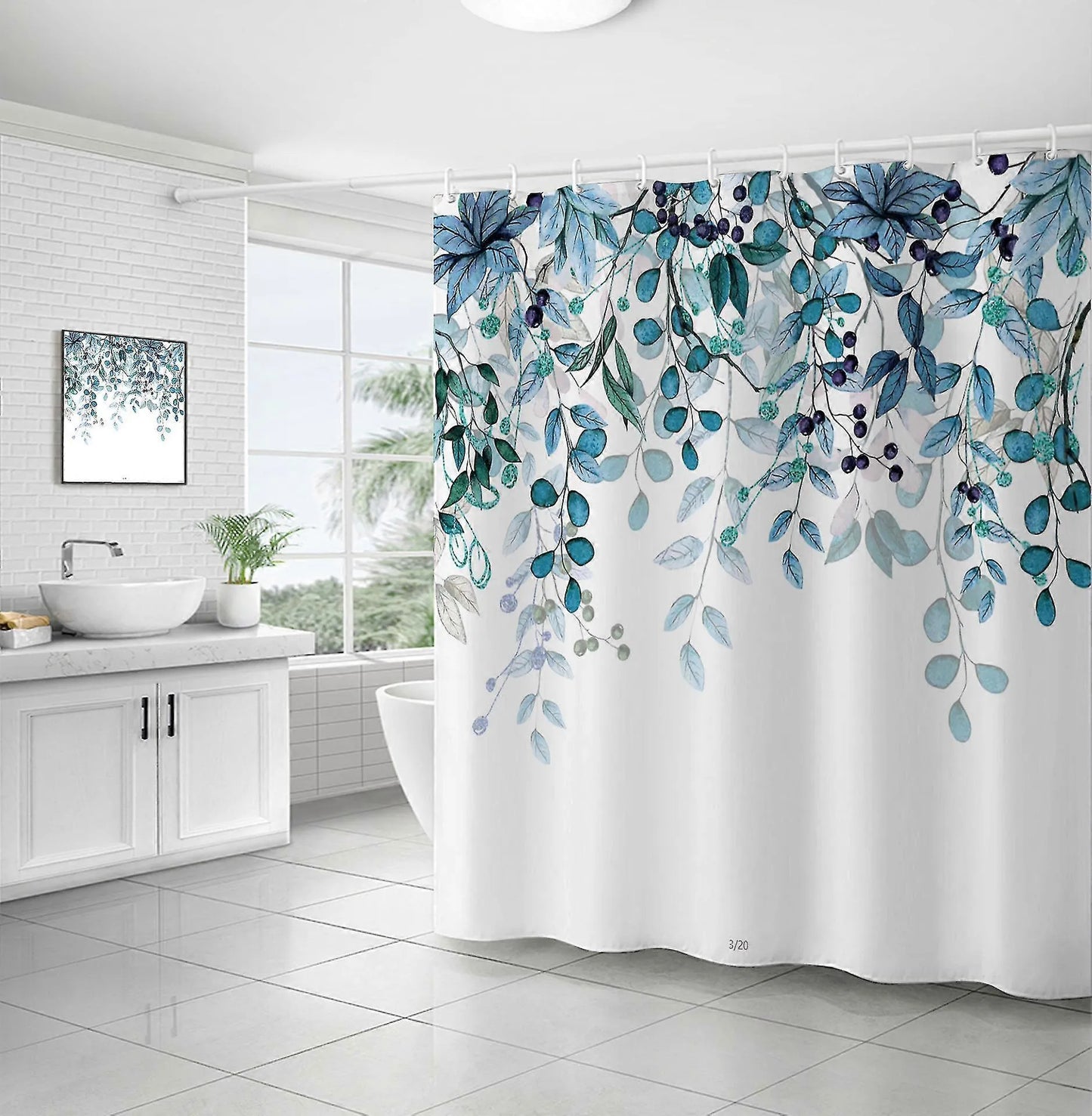 Waterproof Shower Curtain for Bathroom