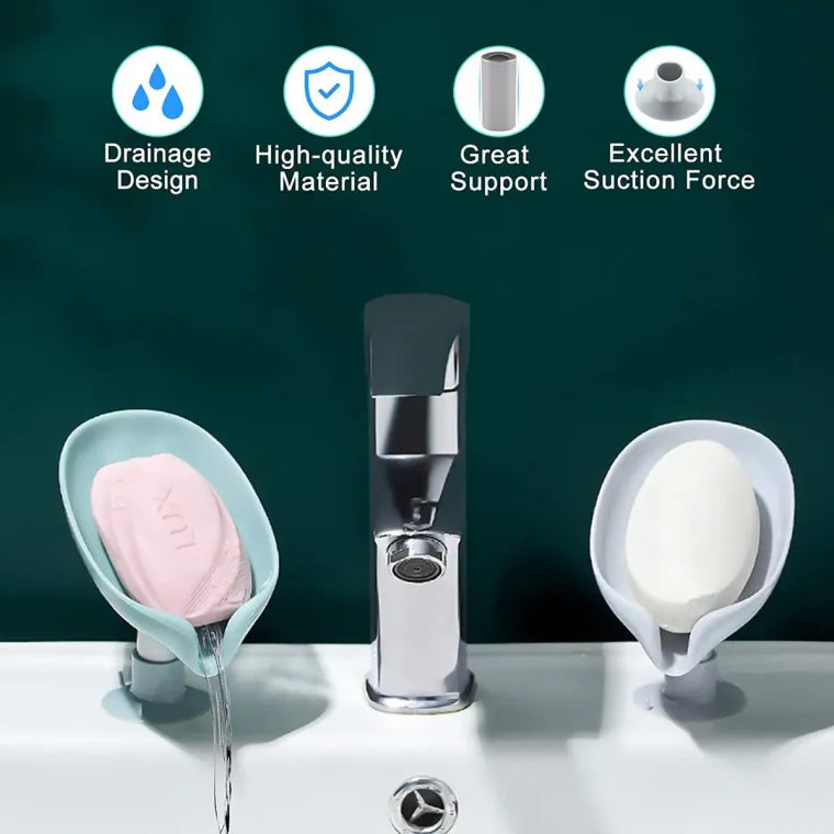 NewStyle Leaf-Shaped Soap Holder
